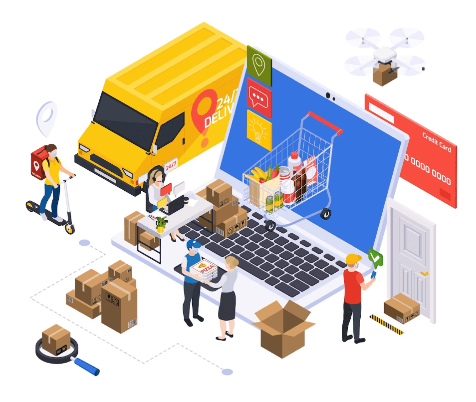 e-commerce and how it relates to freight logistics and supply chain management